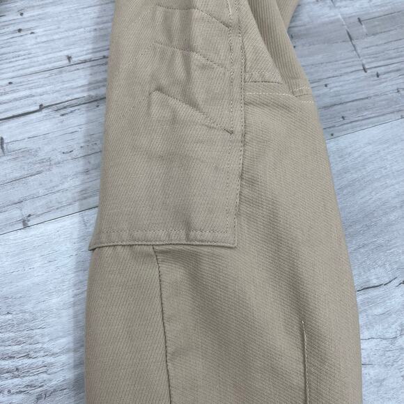 Vintage Unisex Tan Horse Equestrian Riding Trouser Pants Stretch Pockets 25 R - Picture 3 of 11